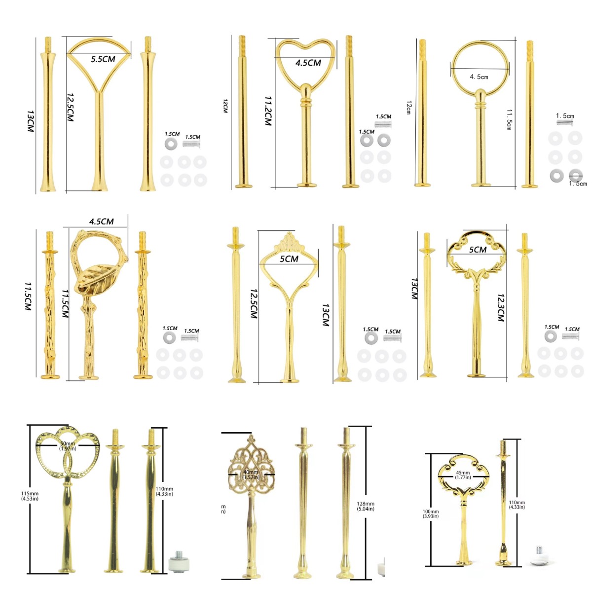 Cupcake Stand Tier - 1 Sets 2 Of 3 Tier