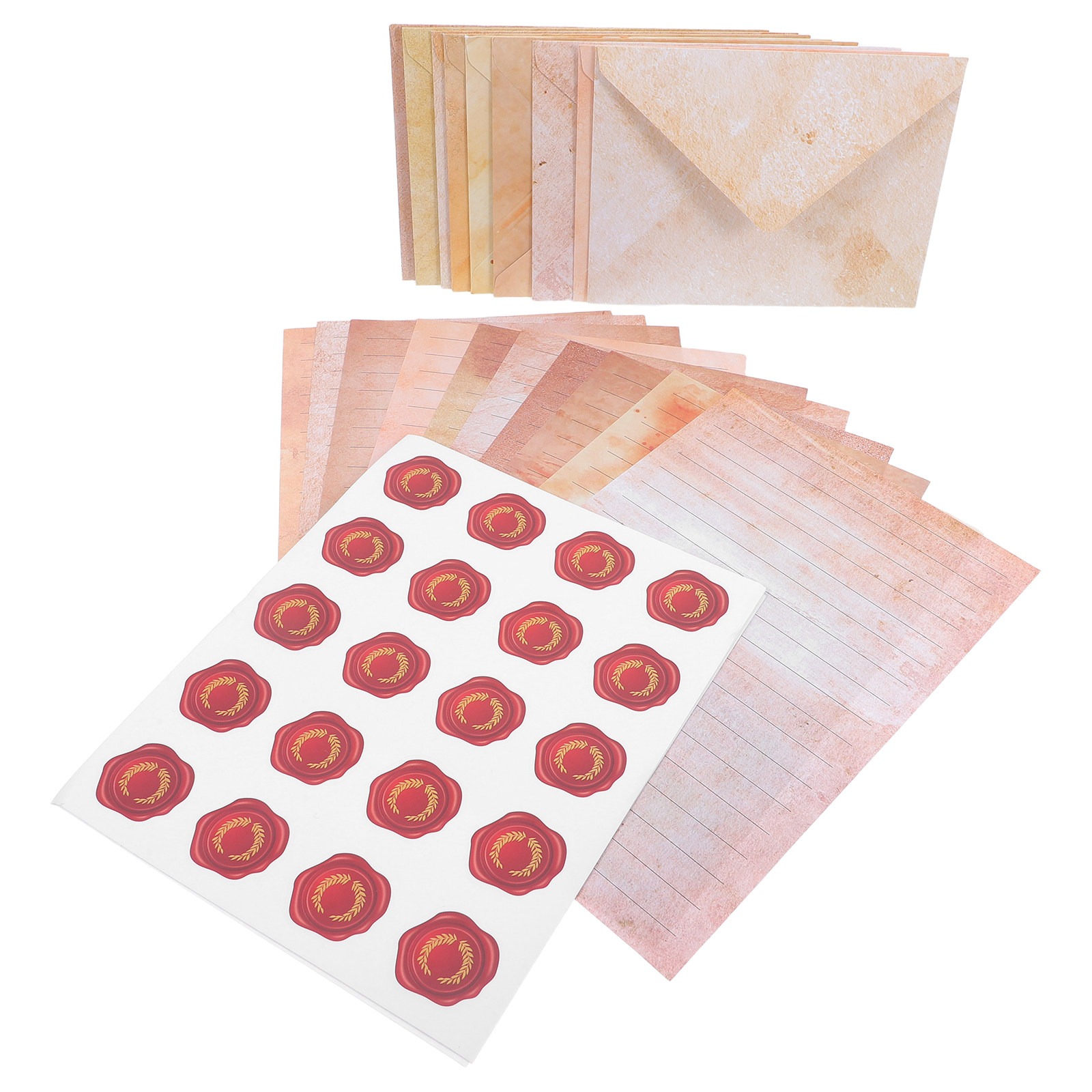 Papercraft Supply Invitation - 1Set Vintage Briefpapier Set, Gelinieerd Schrijfpapier,