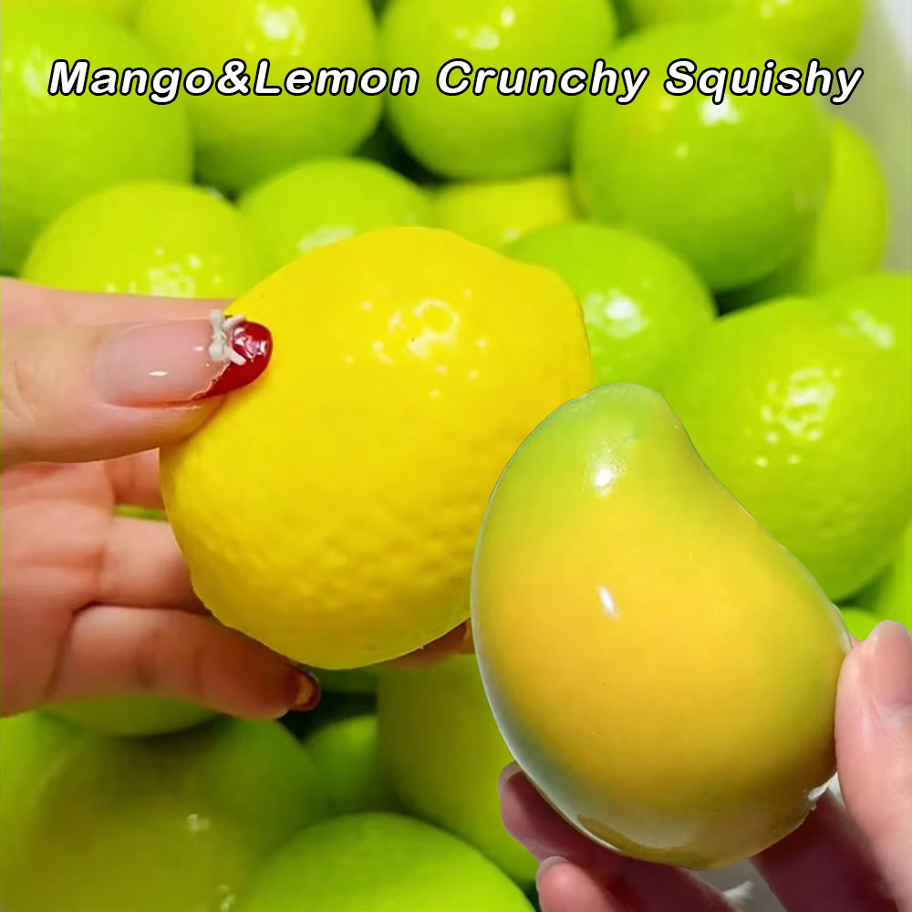Event Party - Handgemaakt knapperig citroen stressbal knijpspeeltje, kleurveranderend