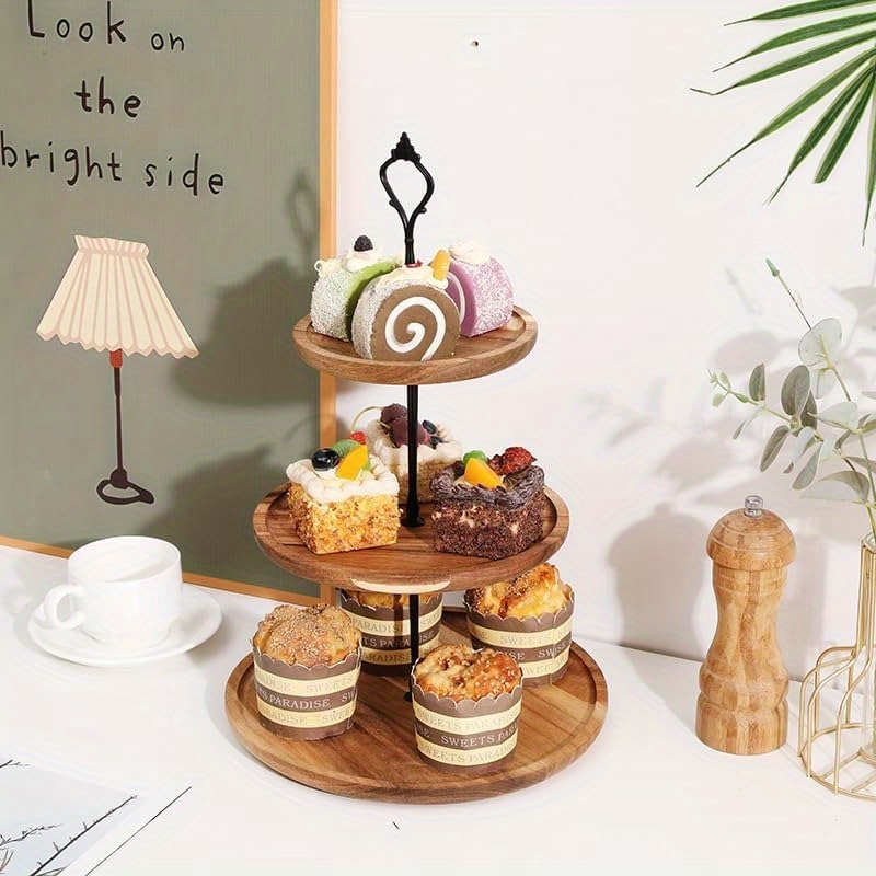 3-laags taartstandaard van aca - Cupcake Stand Tier recensie en prijs