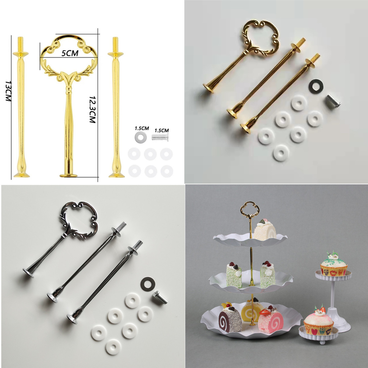 1 Sets 2 Of 3 Tier Taart Plaat - Cupcake Stand Tier recensie en prijs