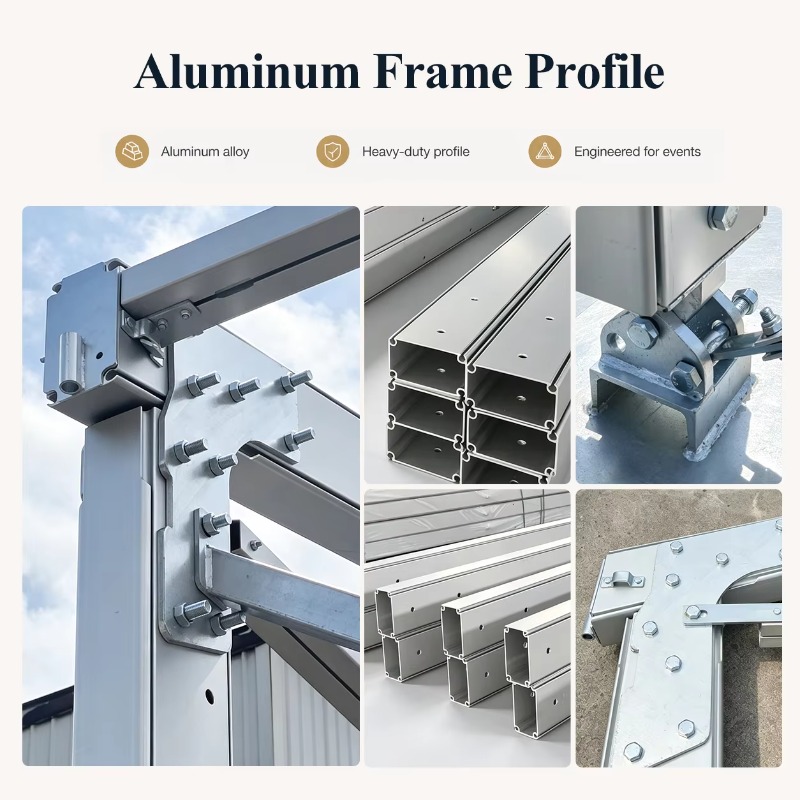 Aanpasbare buitenaluminium 5x5 - Event & Party Supply recensie en prijs