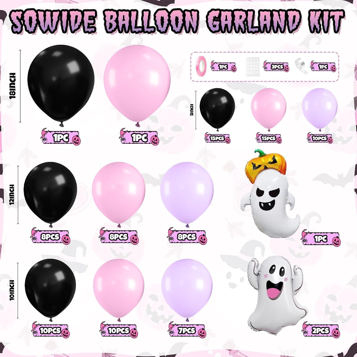 Halloween Ballonnenboogset, Zw - Balloon Arch Kit recensie en prijs
