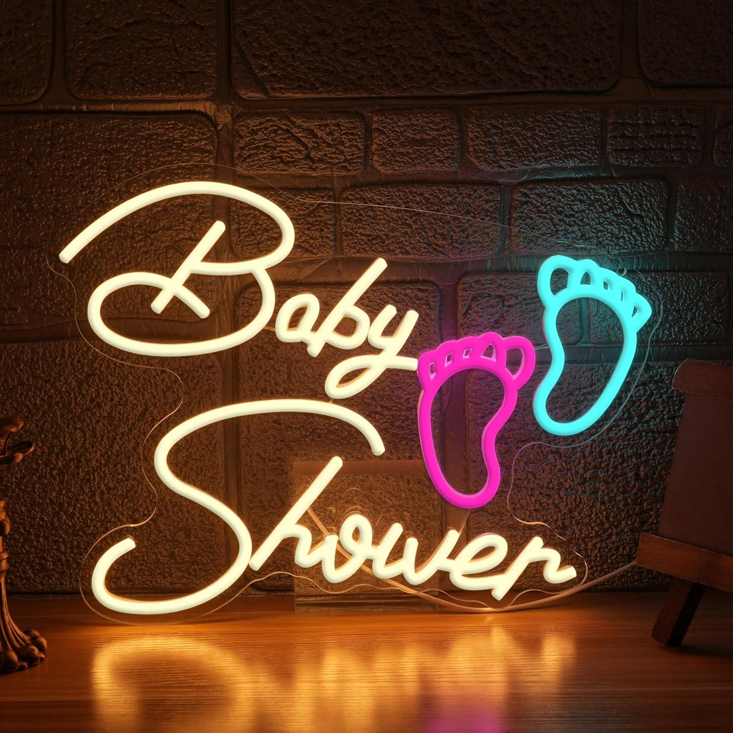 Baby Shower Neonbord Oh Baby U - Neon Sign Party recensie en prijs