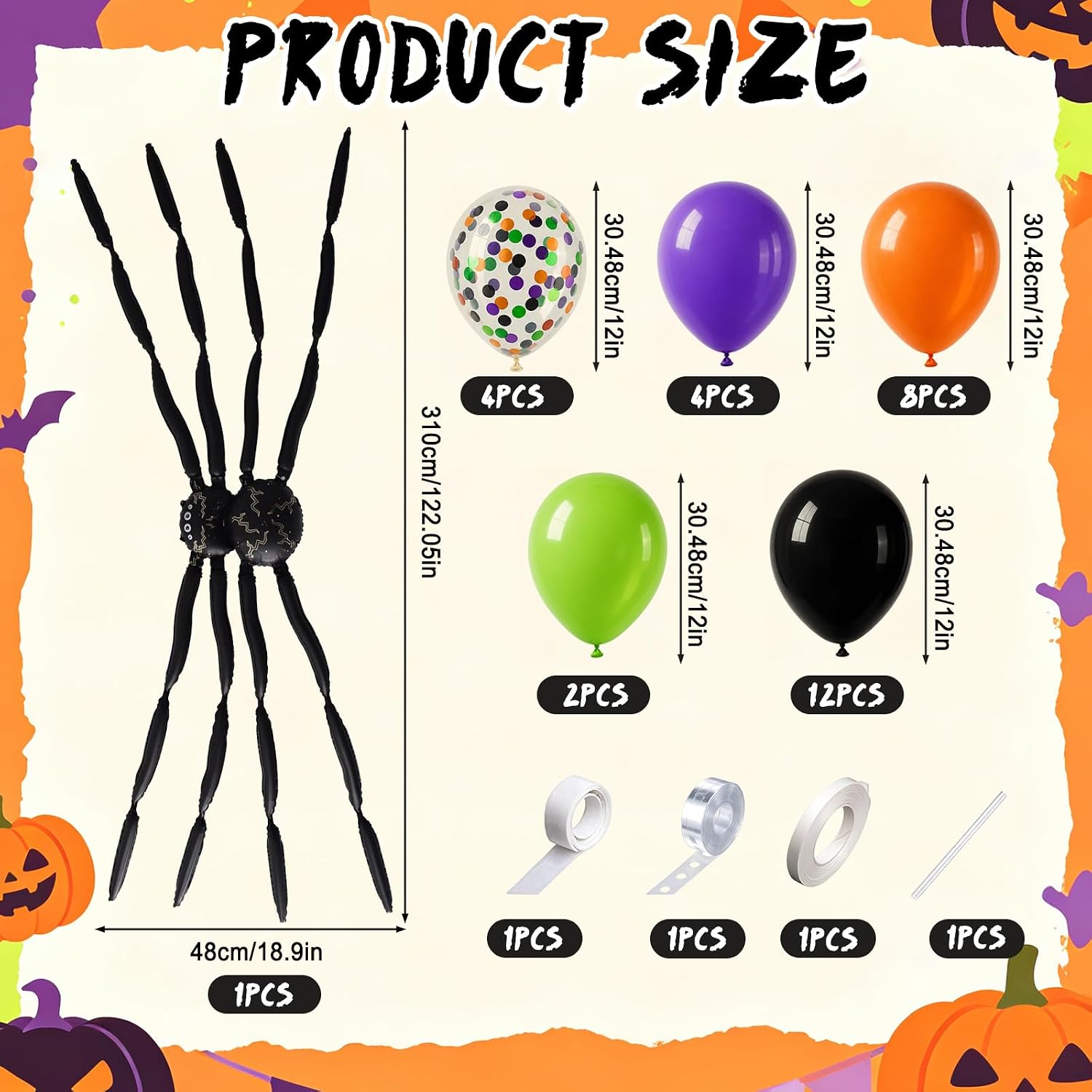 Halloween Ballonnenboogset met - Balloon Arch Kit recensie en prijs