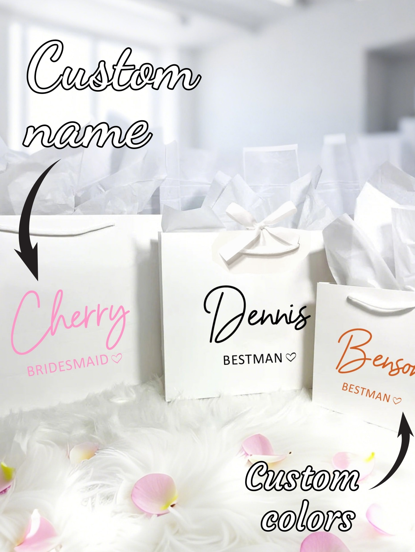 1pc op maat gemaakte bruiloft  - Party Favor Bag recensie en prijs