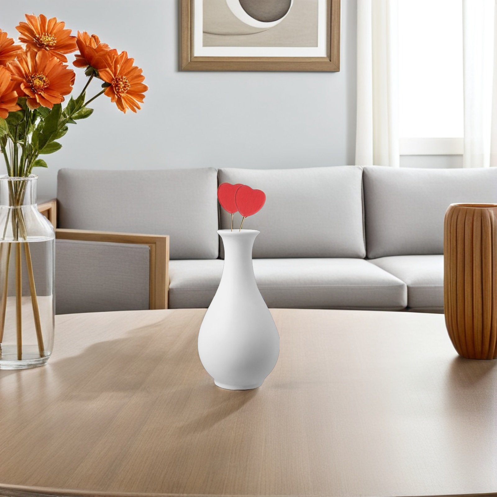 6 stuks mini houten hartvormig - Centerpiece Stick recensie en prijs