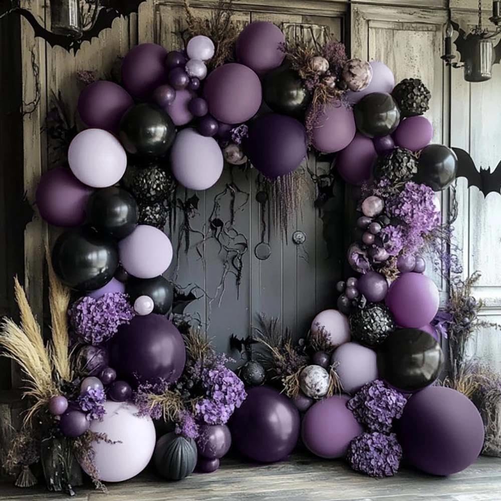 Zwarte Paarse Ballonnenboogset - Balloon Arch Kit recensie en prijs