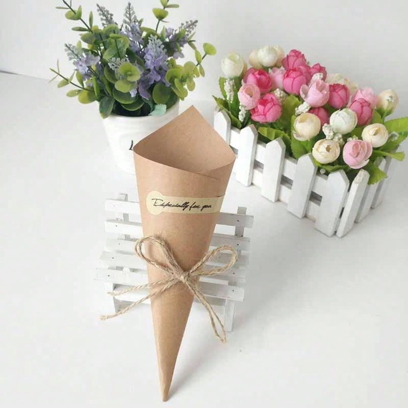 100 Stuks Diy Natuurlijke Kraf - Cotton Candy Cone recensie en prijs